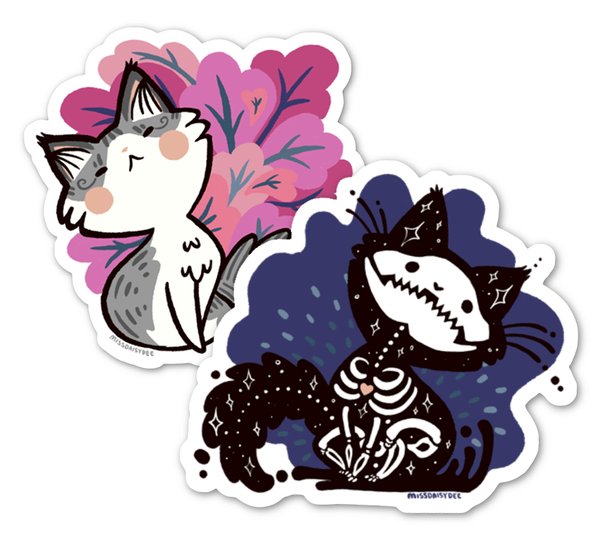 Cute vs Shadow Trinket Sticker